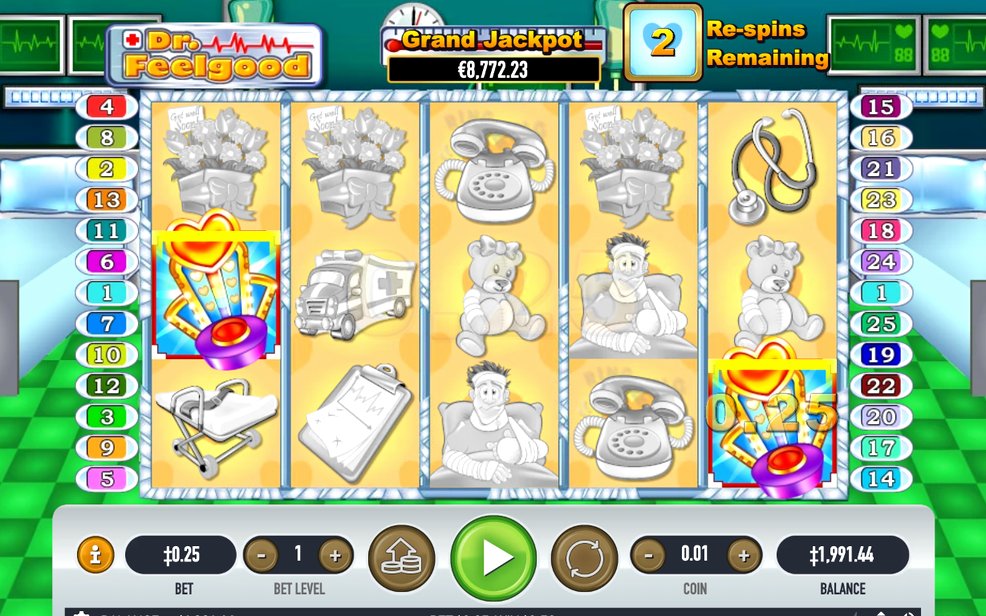 Mittlere Walzen 2 bis 4 im Re-spin Durchgang